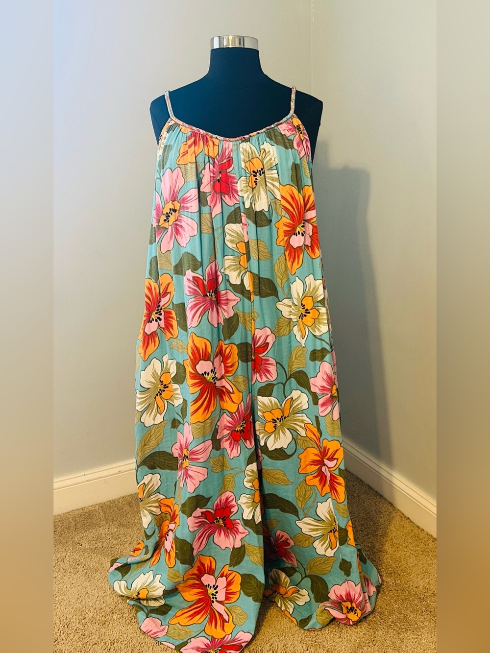 Lane Brant hibiscus romper 26/28 short
